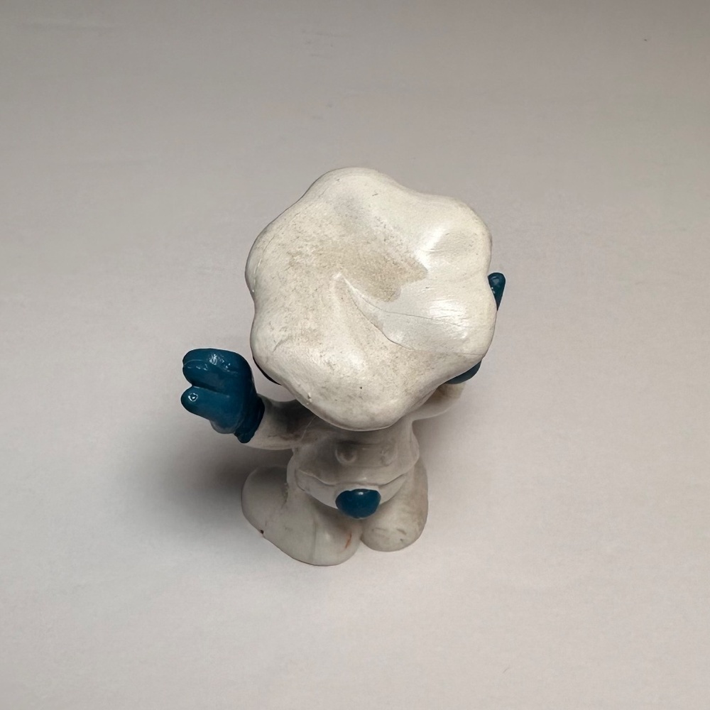 Vintage Baking Smurf Figurine 1981Schleich Peyo Portugal - Picture 6 of 9